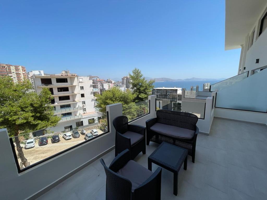 Sunrose Residences Sarande Bagian luar foto