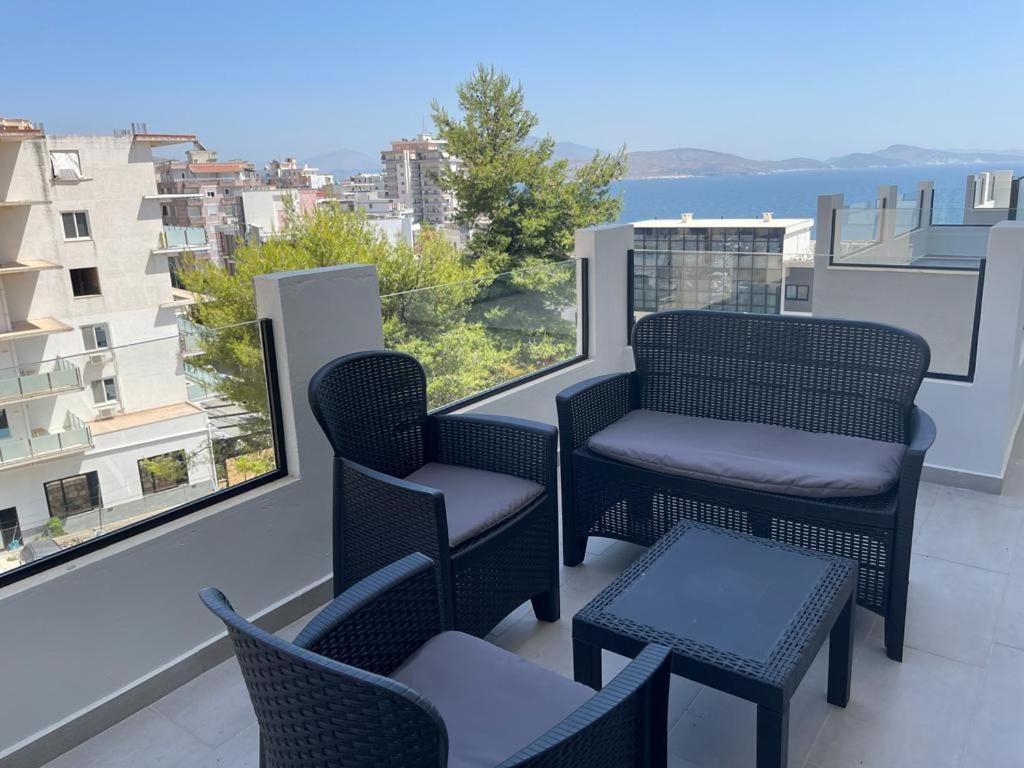 Sunrose Residences Sarande Bagian luar foto
