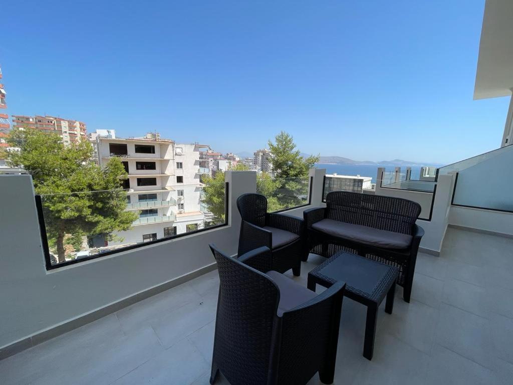 Sunrose Residences Sarande Bagian luar foto